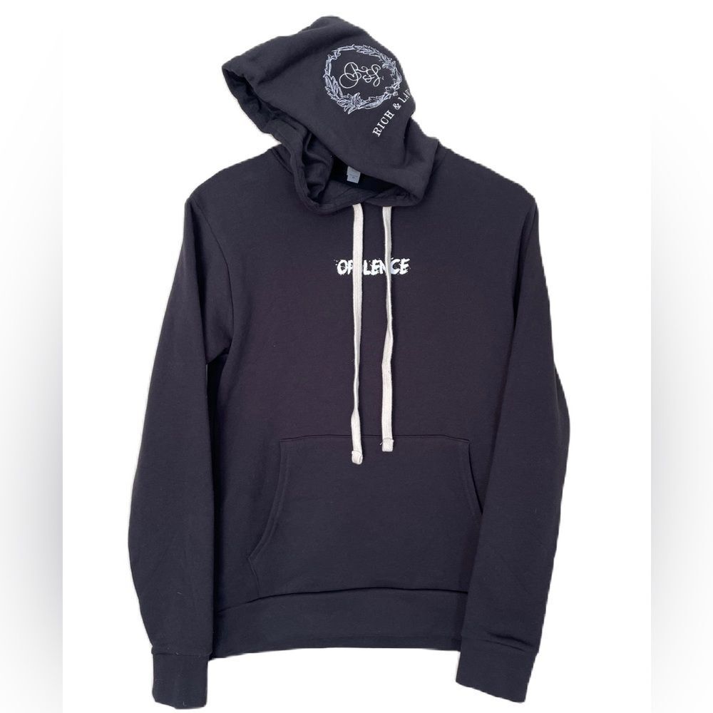Apulence Black Long Sleeve Unisex Men Women Hoodie Pullover Sweatshirt (SizeXS)